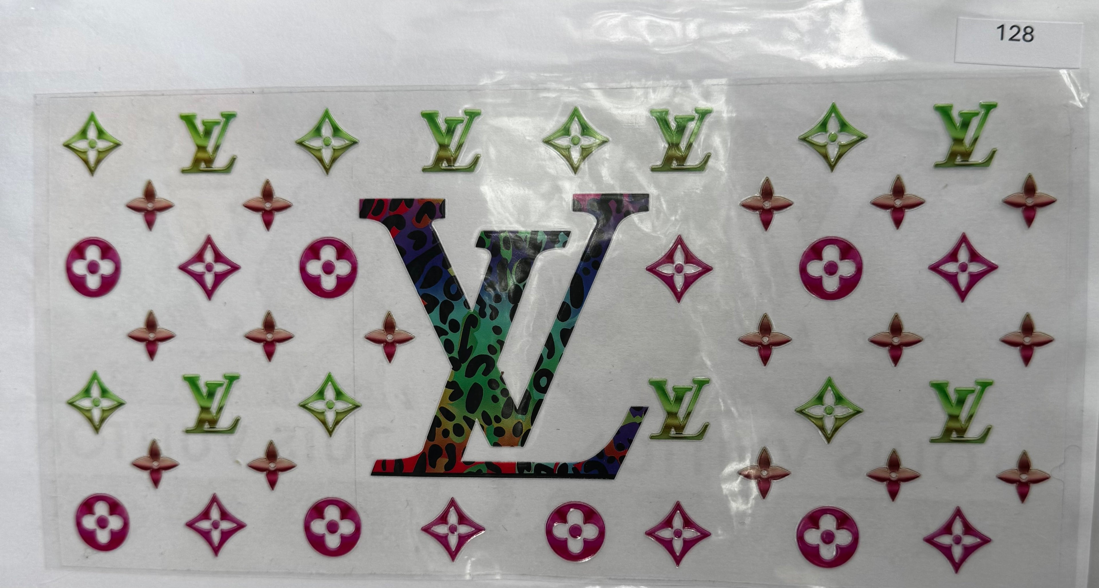 #128 Louis Vuitton multi color pattern