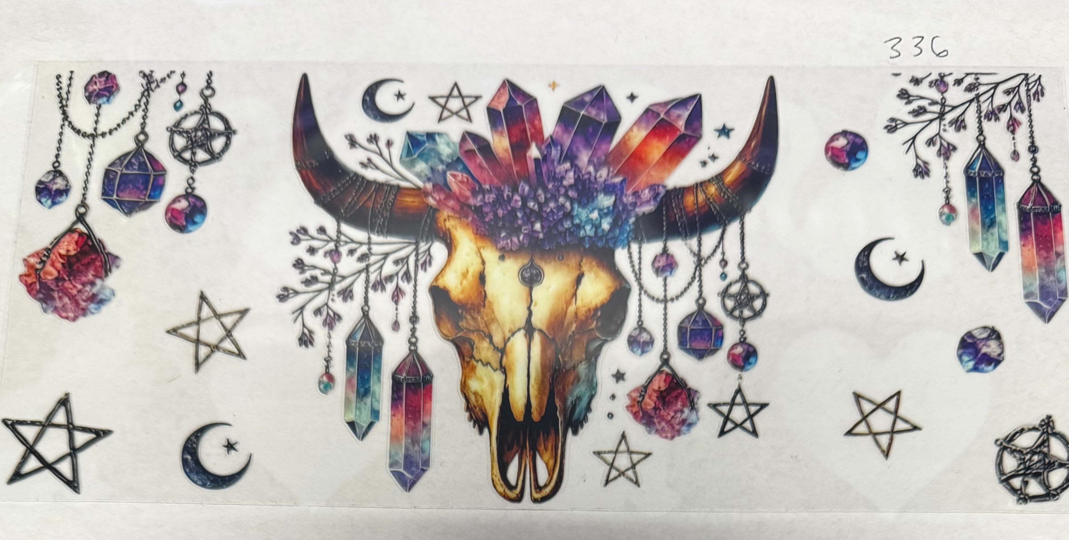 #336 Cow skeleton crystals