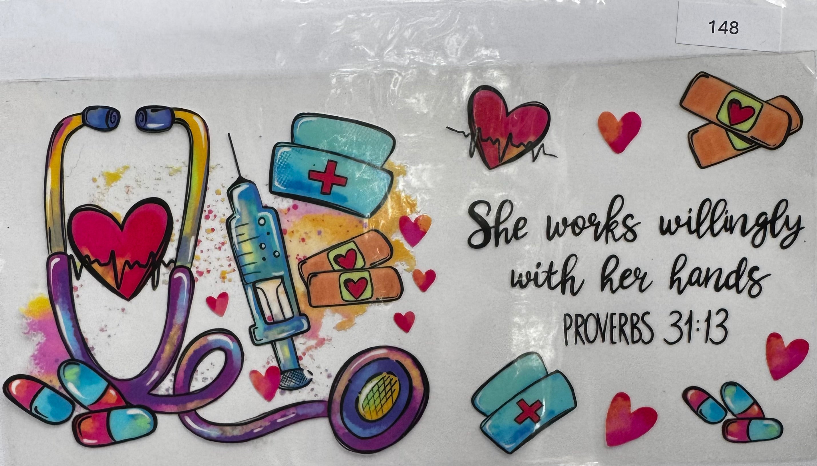 #148 Proverbs Nurse Pattern