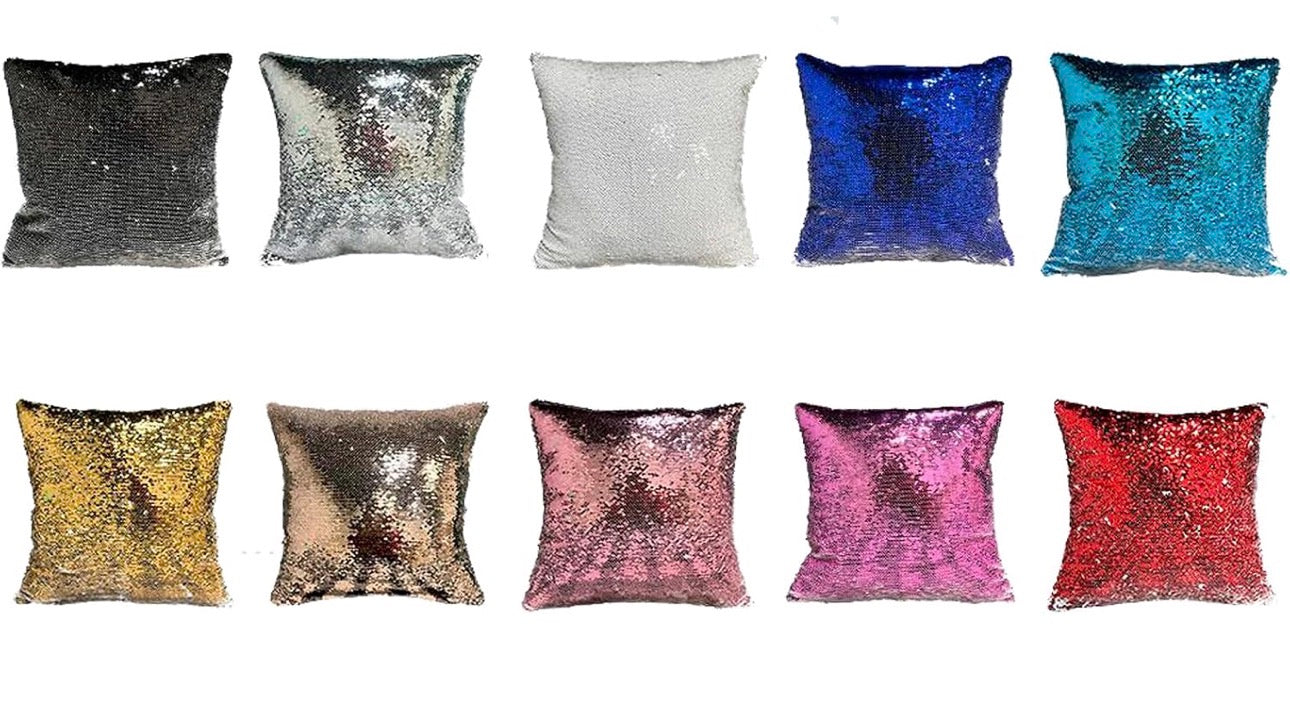 Reversible Sequin Pillow
