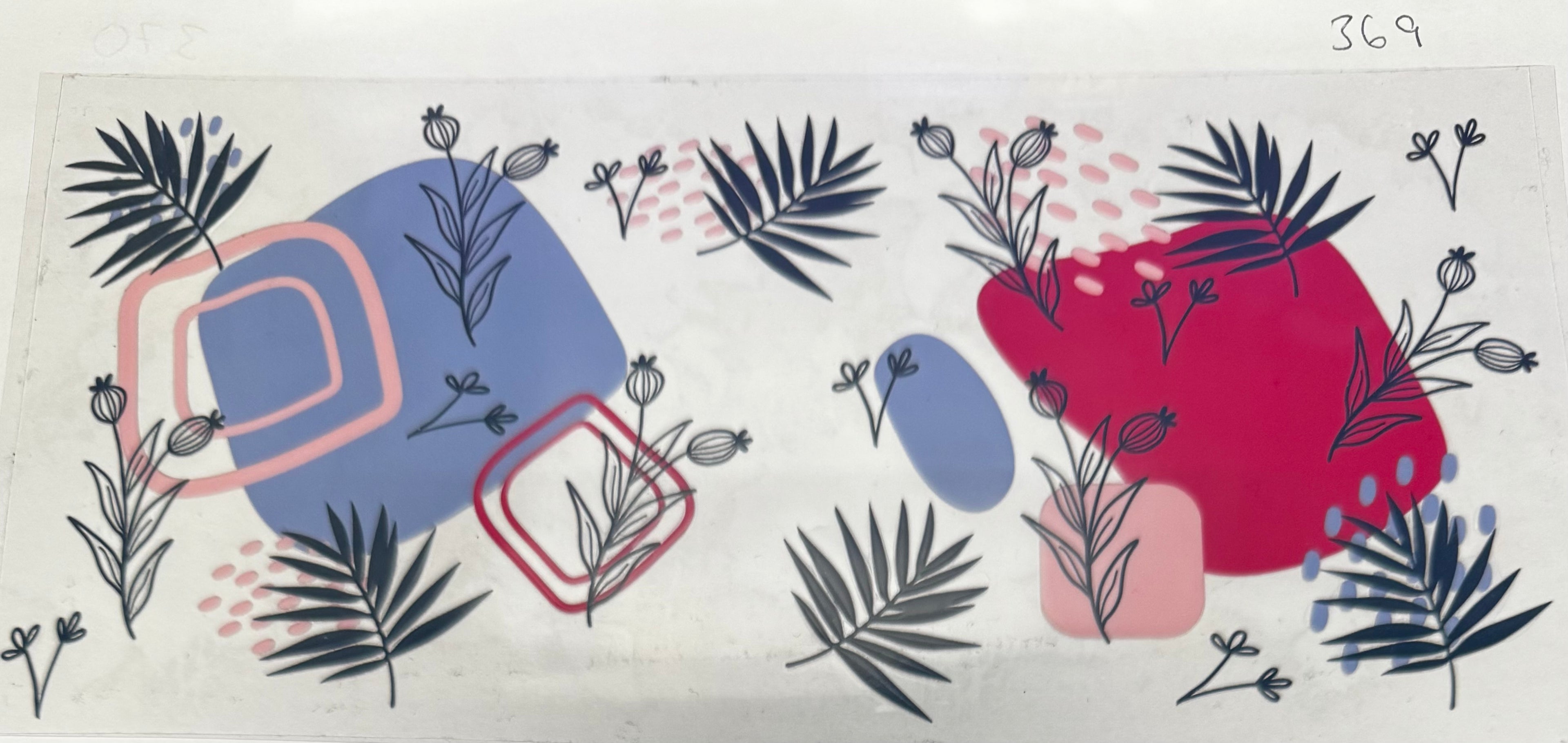 #368-368 Floral pattern