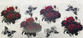 #370 Red Roses and Butterflies