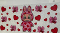 #69 Labubu with hearts and bows