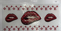 #125 Louis Vuitton red bitting lips