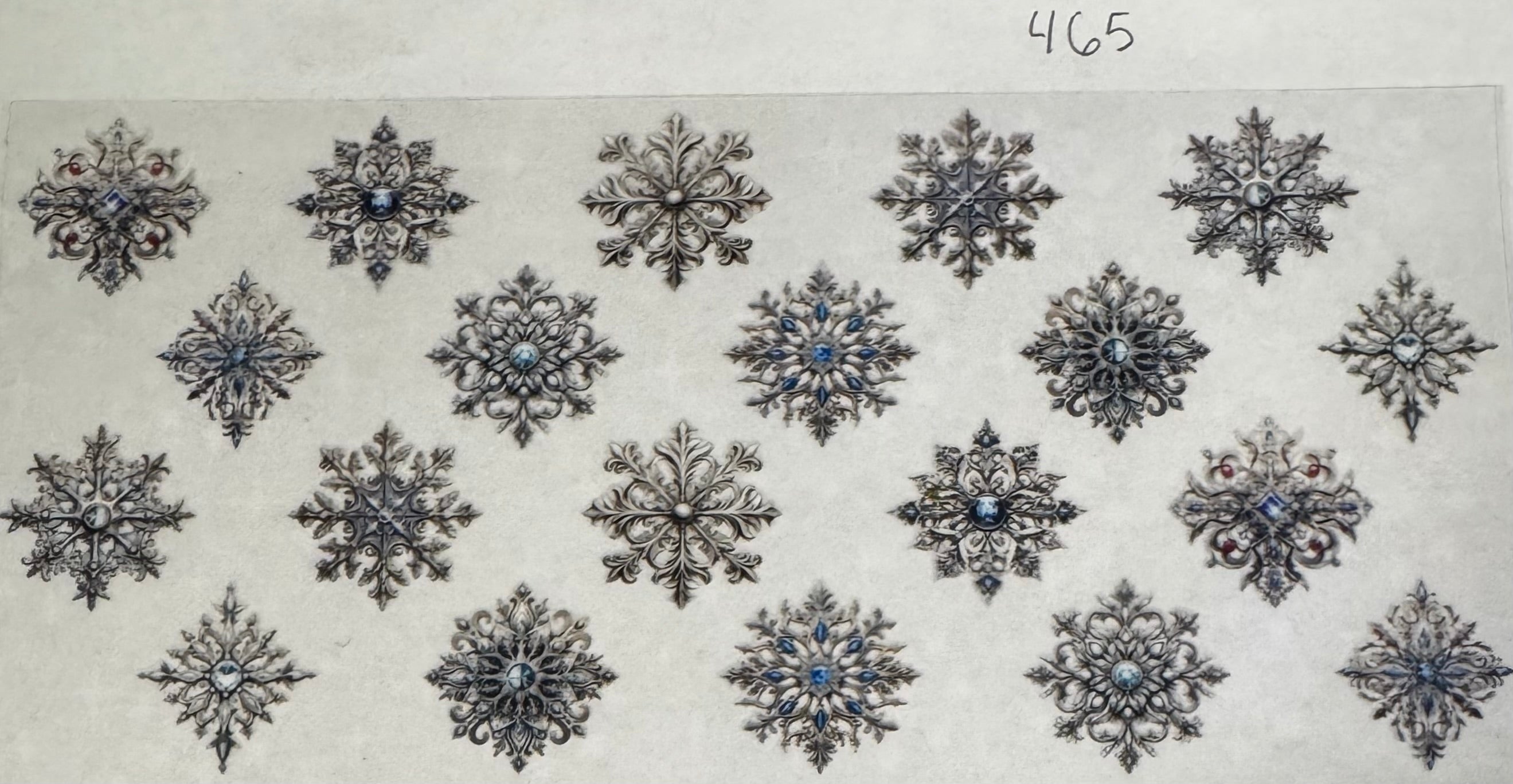 #465 Snow Flakes