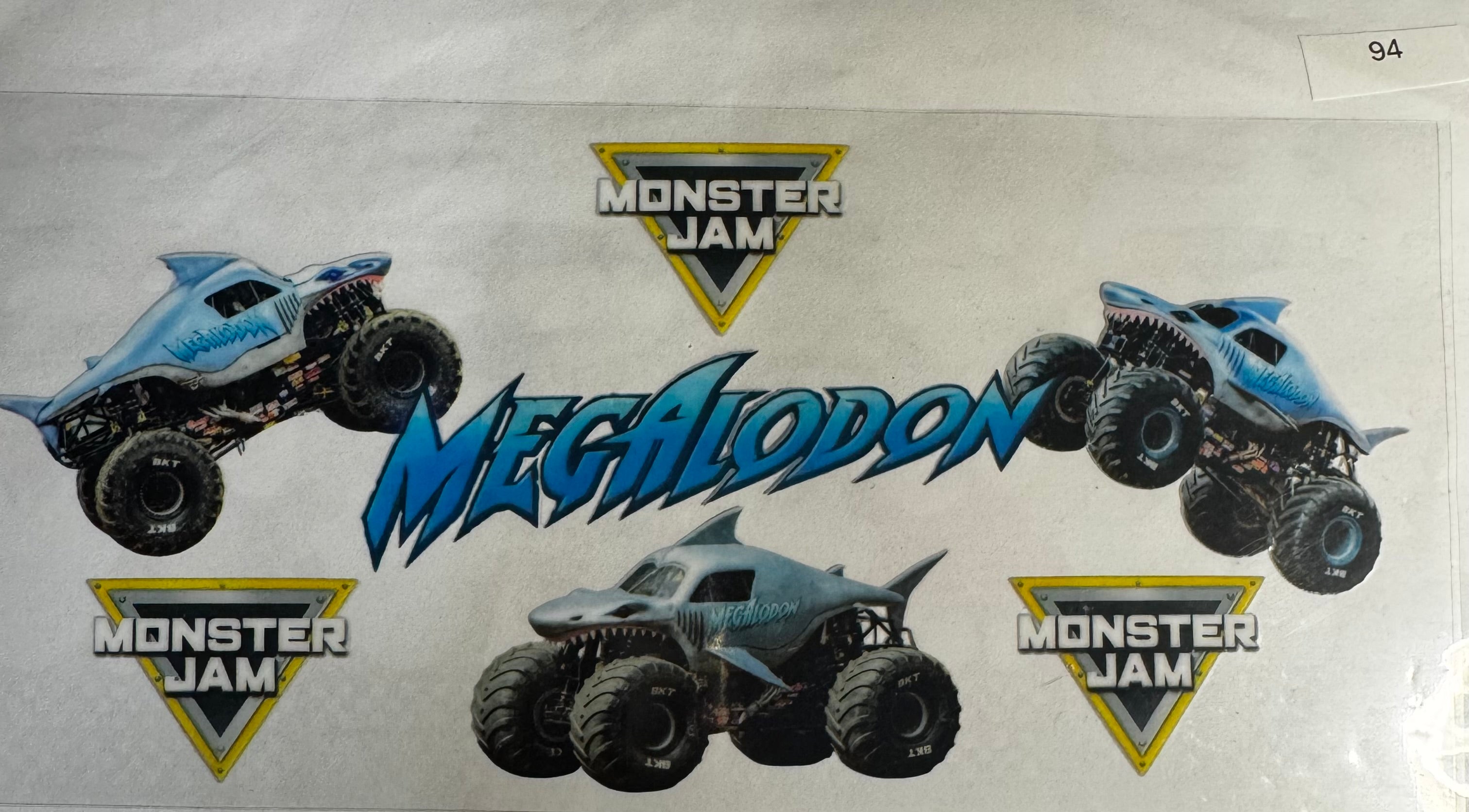 #94 Monster Jam Megalodon