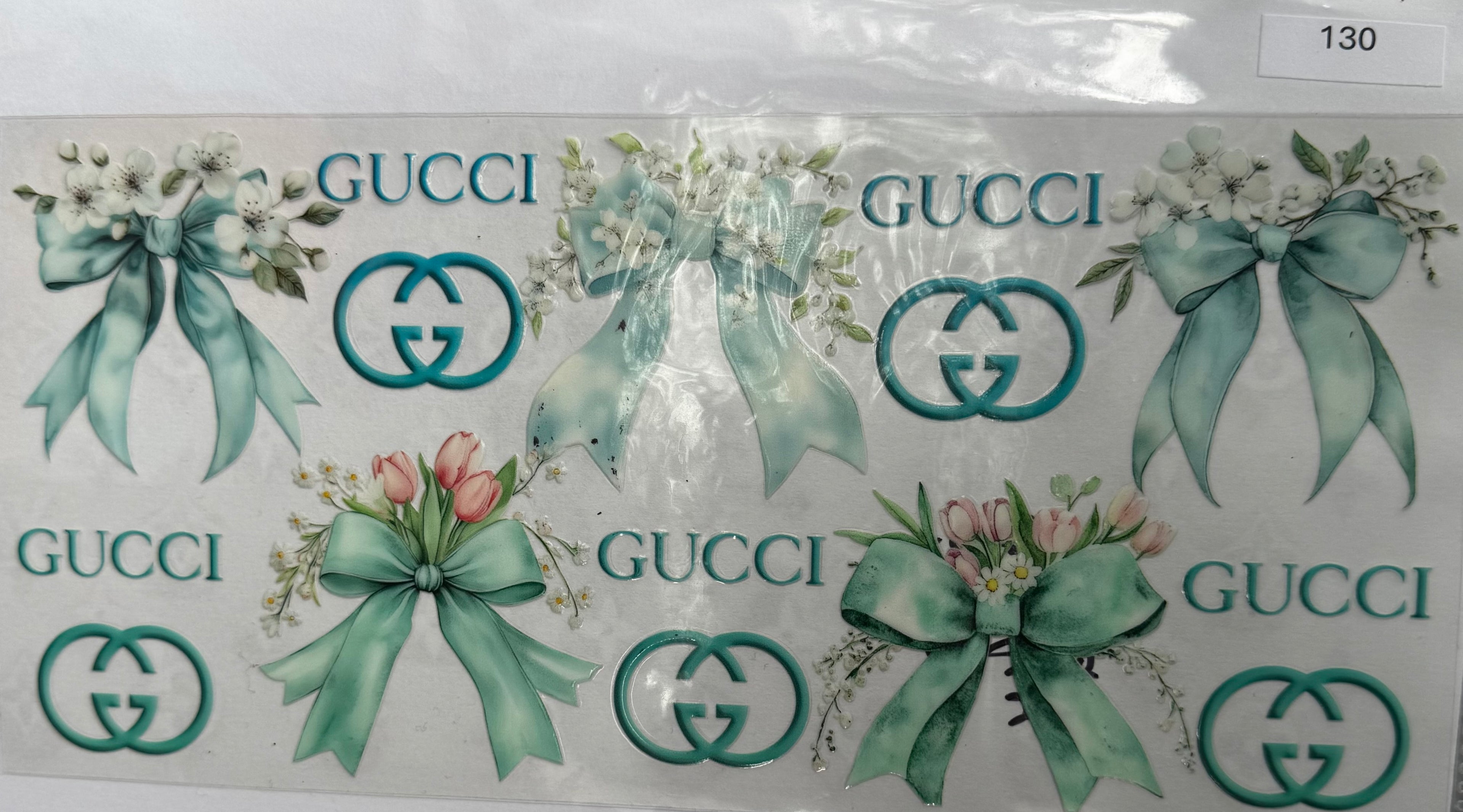#130 Gucci with bows and flowers