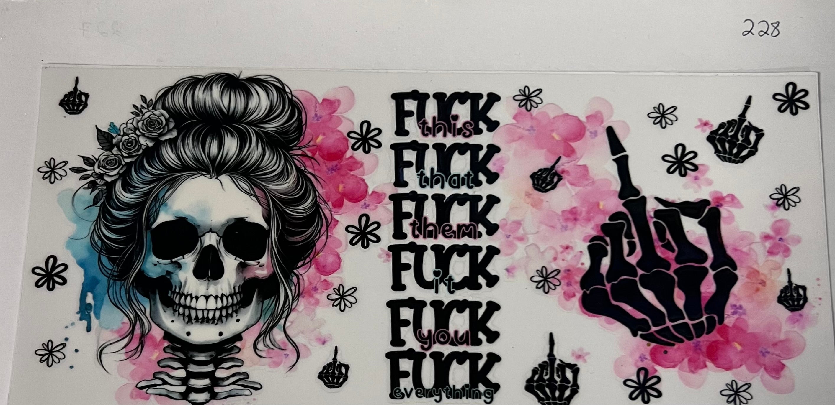 #228 F*** skeleton