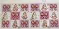 #469 Christmas tree cakes and bows
