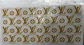#126 Louis Vuitton gold pattern