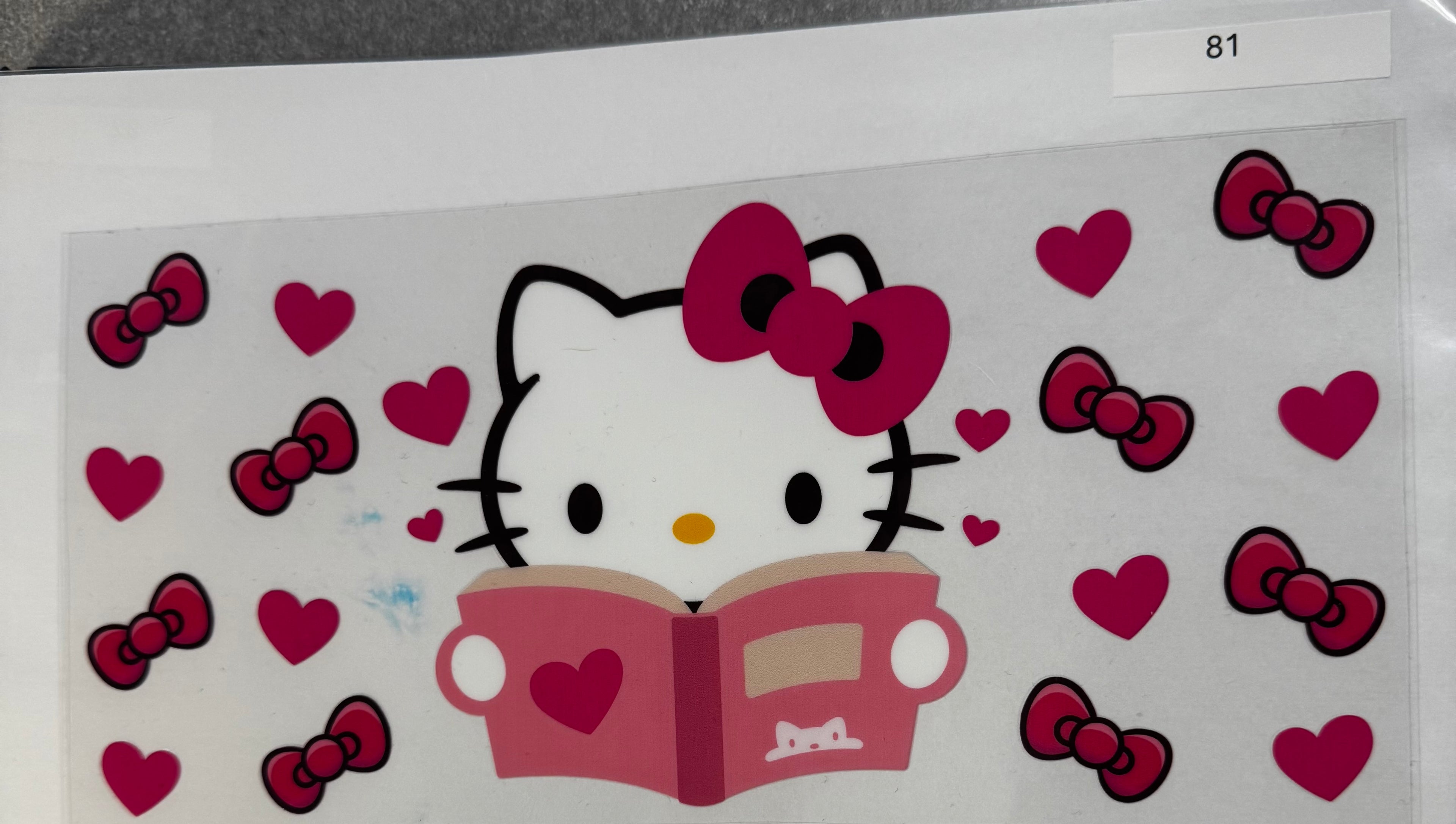 #81 Hello Kitty with book