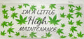 #406 I’m a little high maintenance