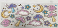 #351 Mushrooms Moon Cloud Flower