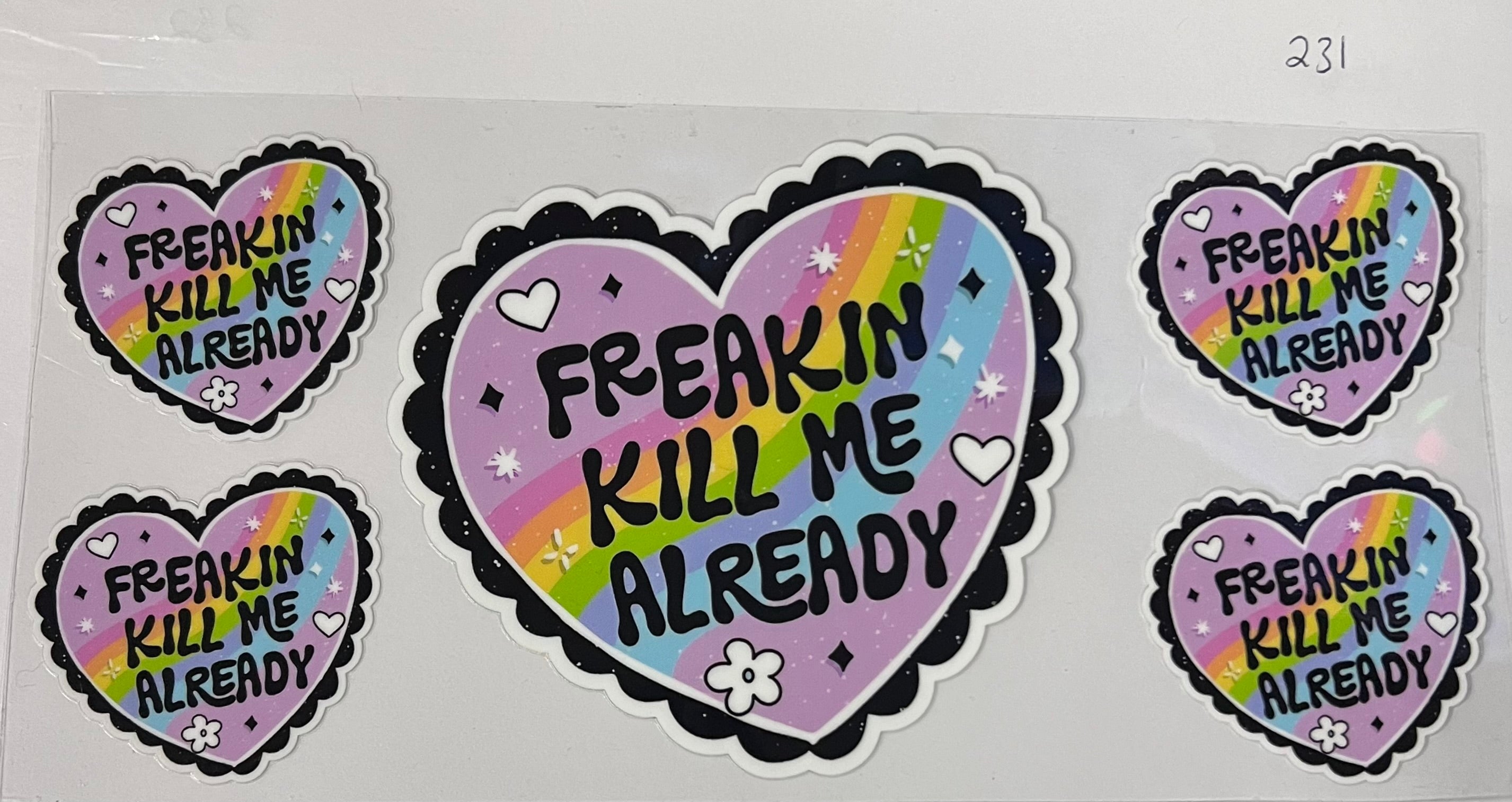 #231 Freakin K*** me already