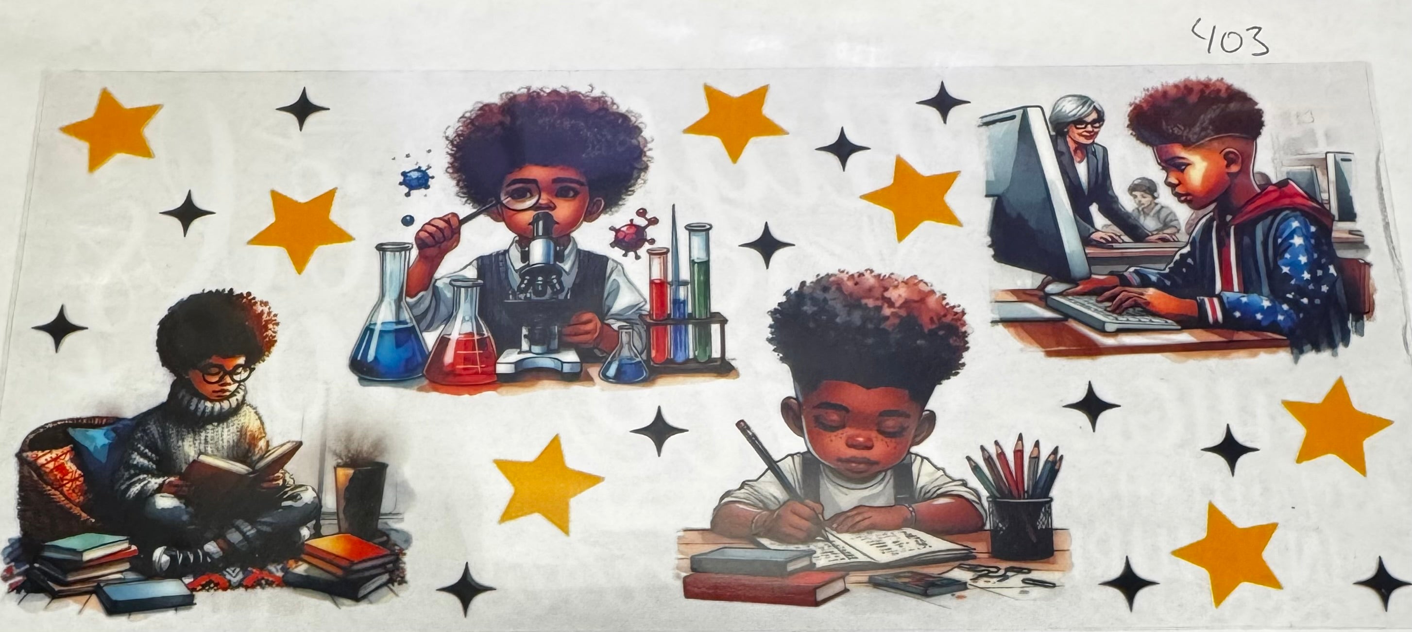 #403 Smart Black Boy