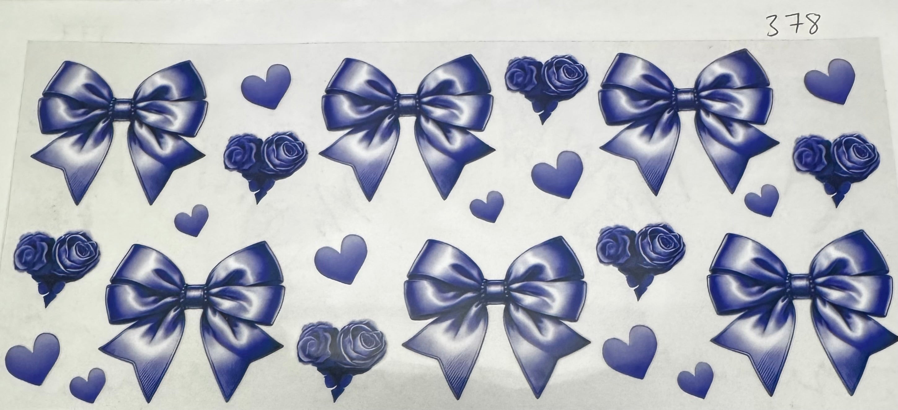#378 Bows and hearts