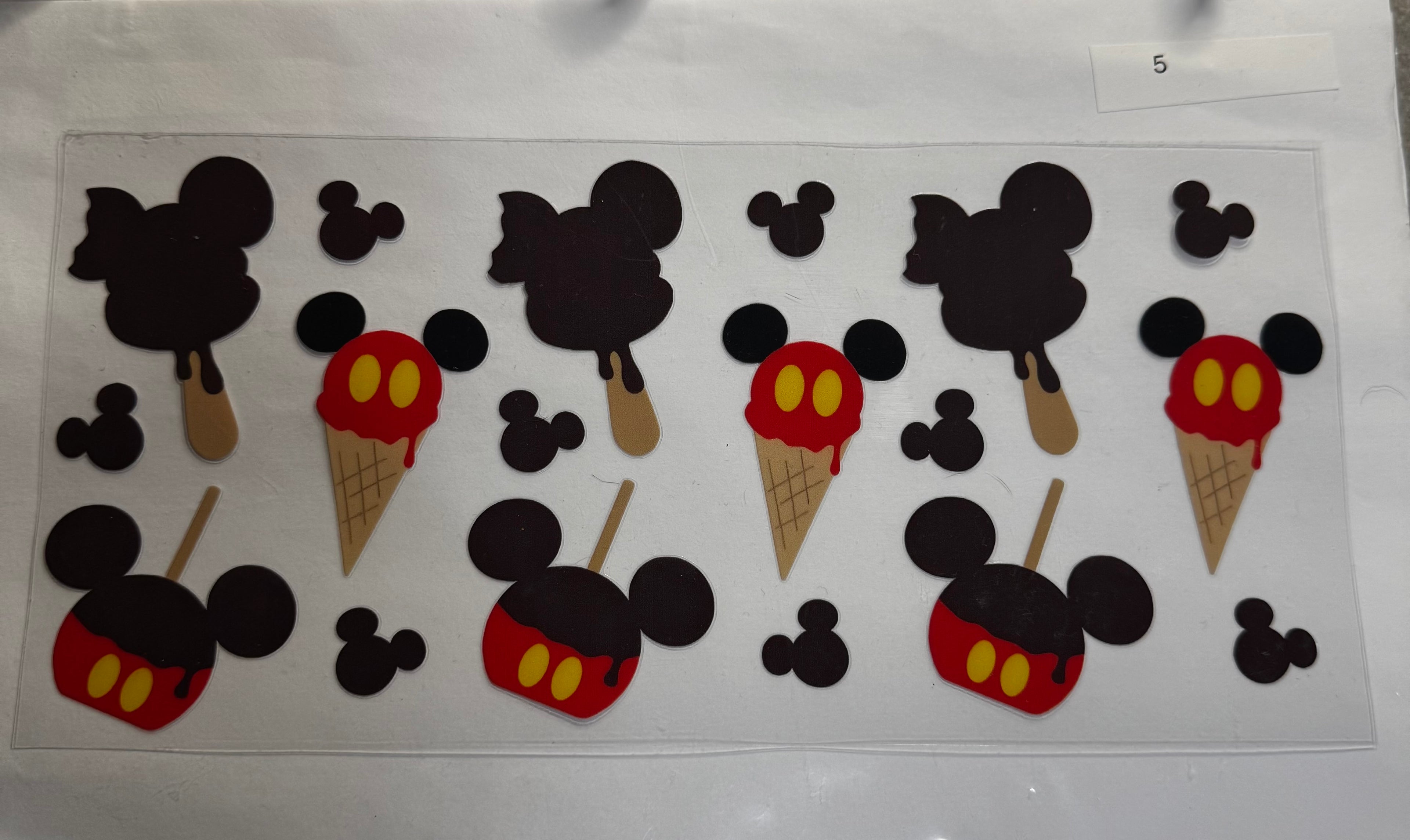 #5 Mickey Mouse ice cream