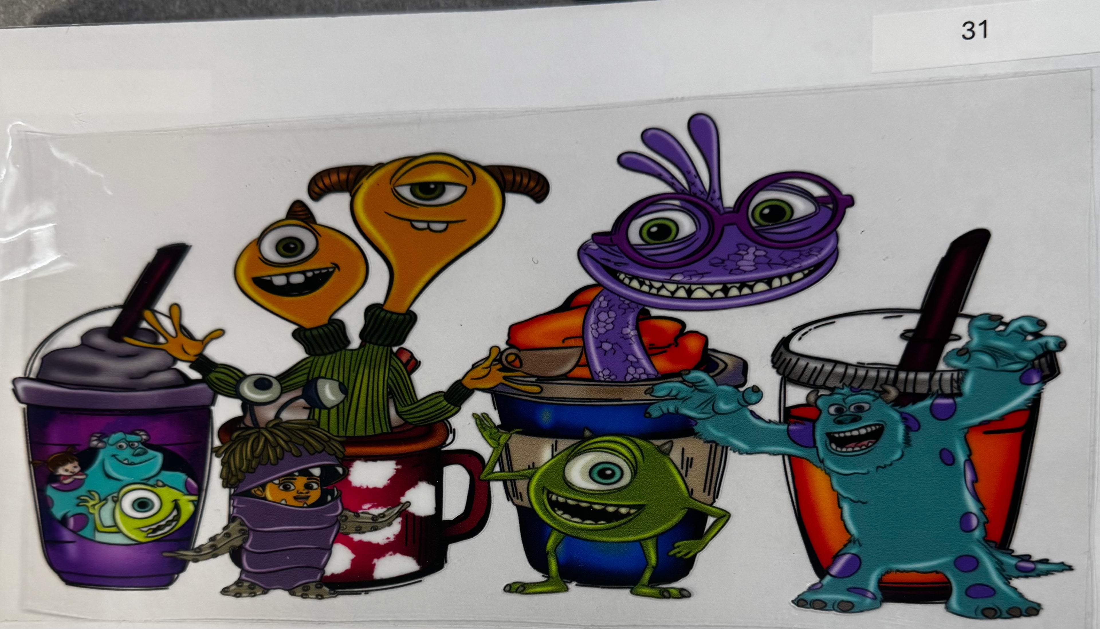 #31 Monsters Inc. in cups