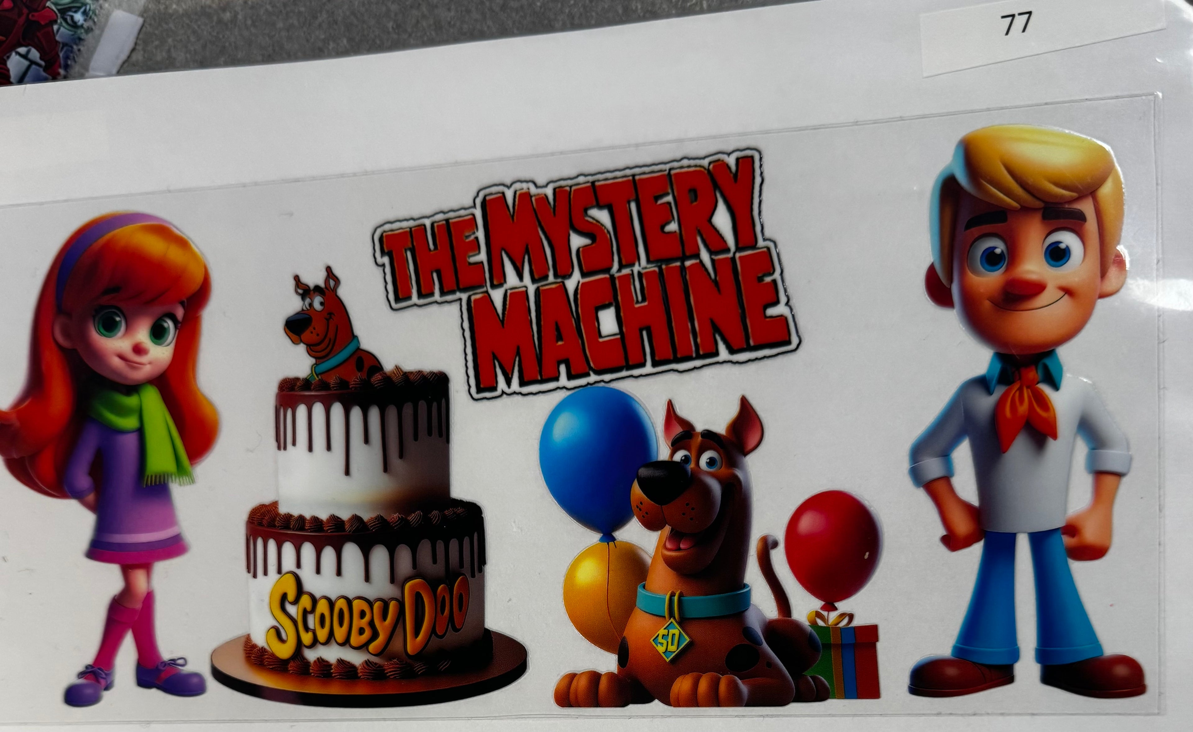 #77 Scooby Doo with cake