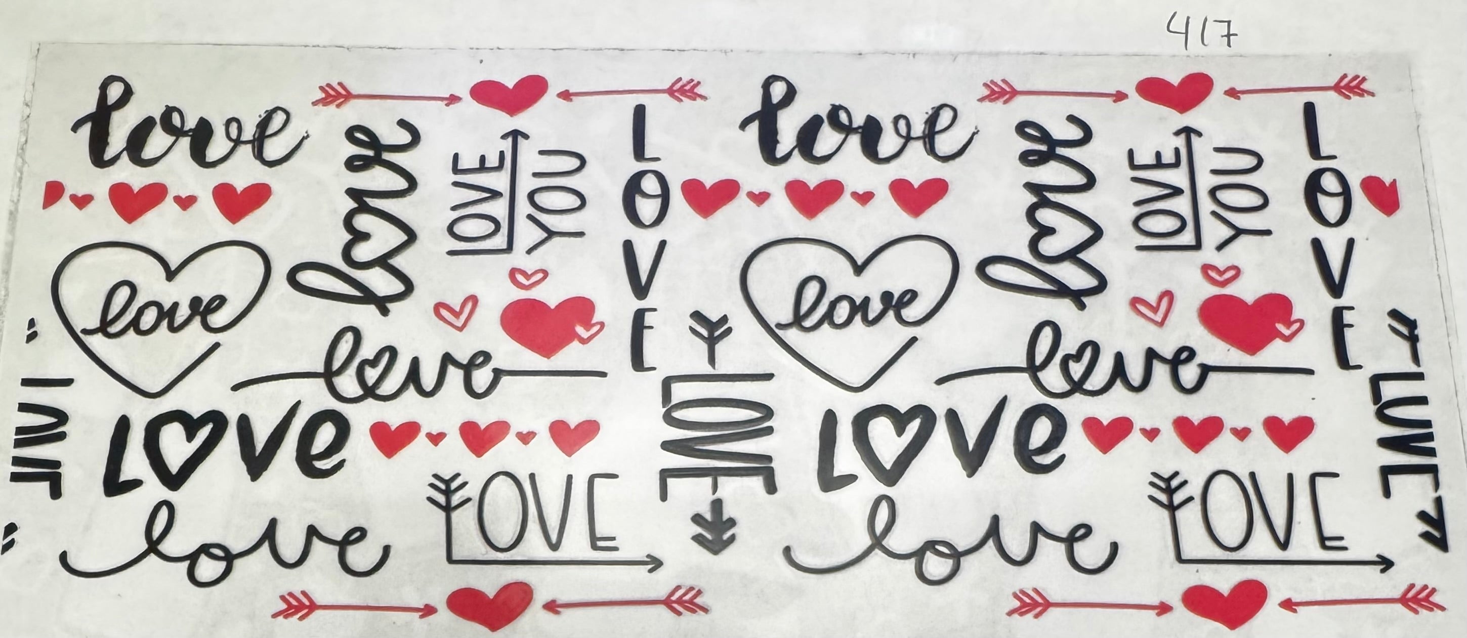 #417 Love Valentines theme