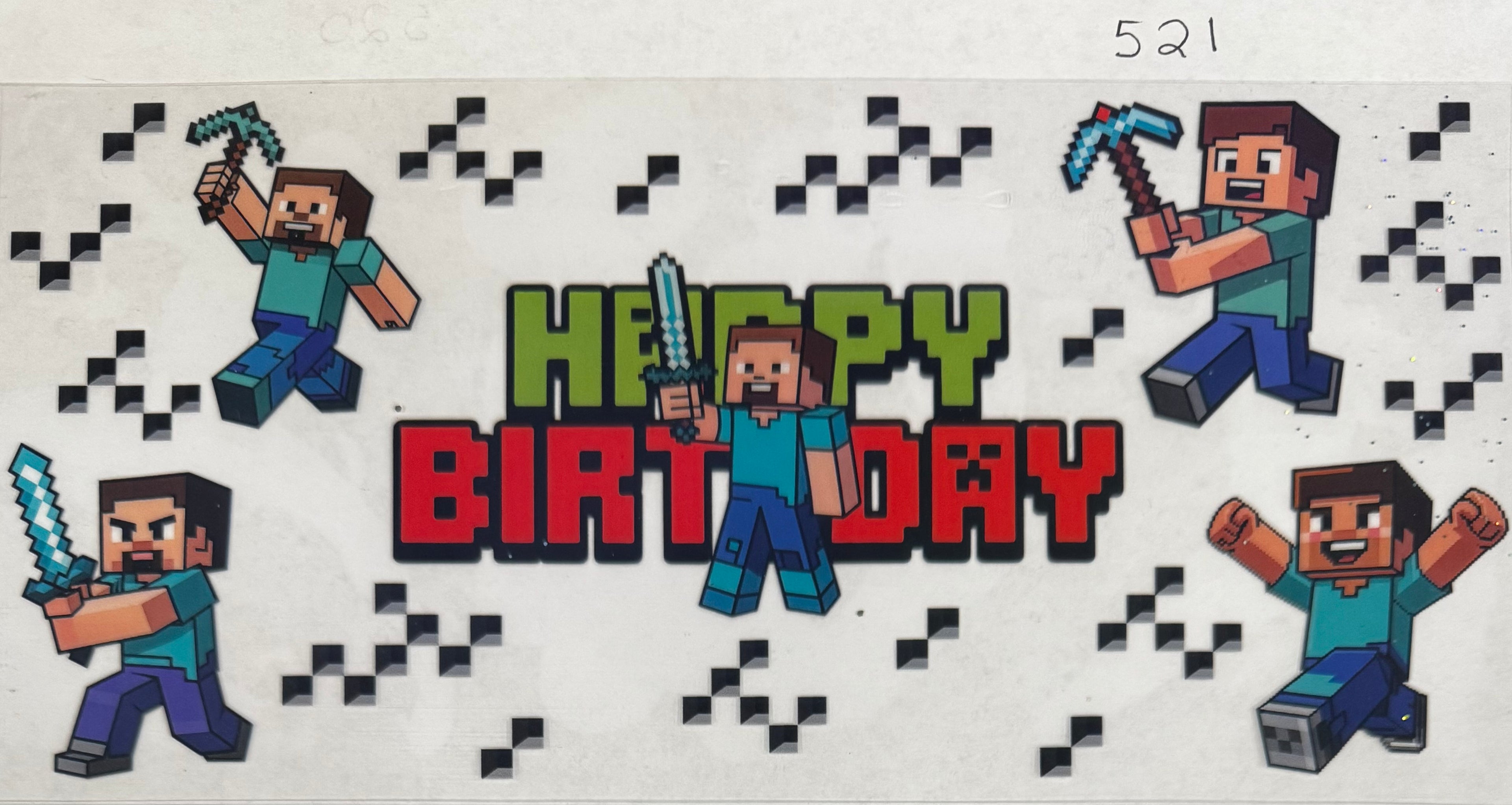 #521 Minecraft Happy Birthday