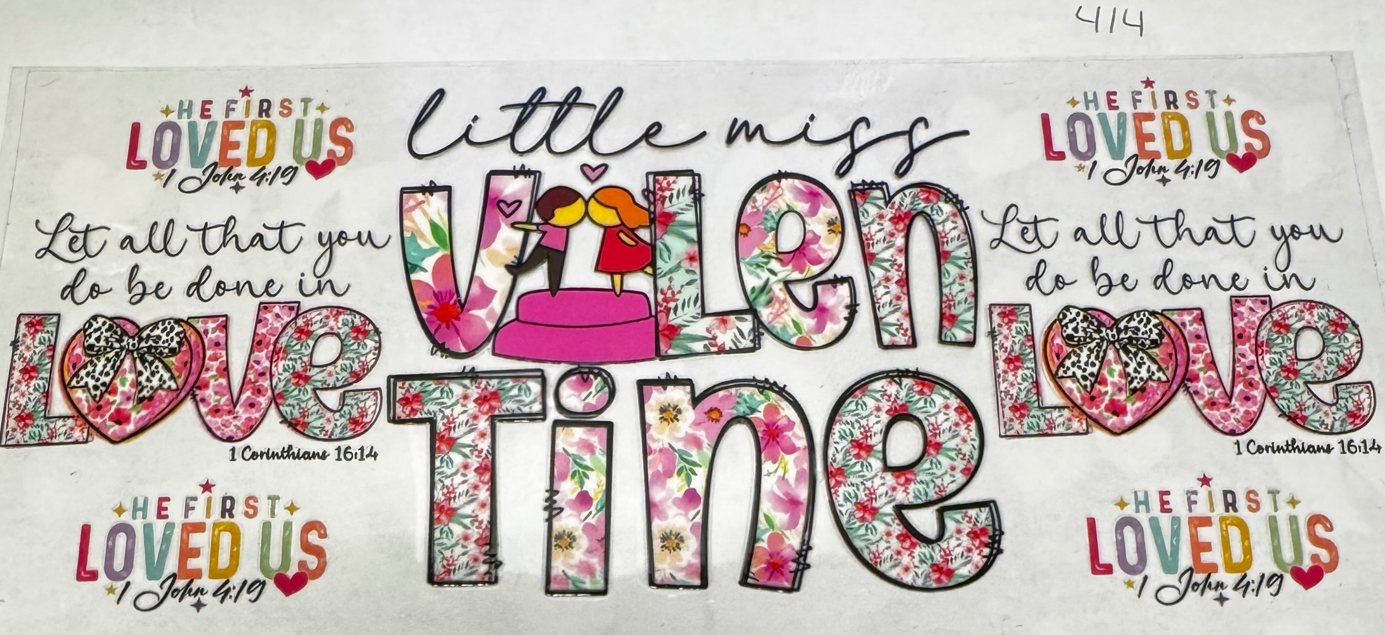 #414 Little miss Valentine John 4:19