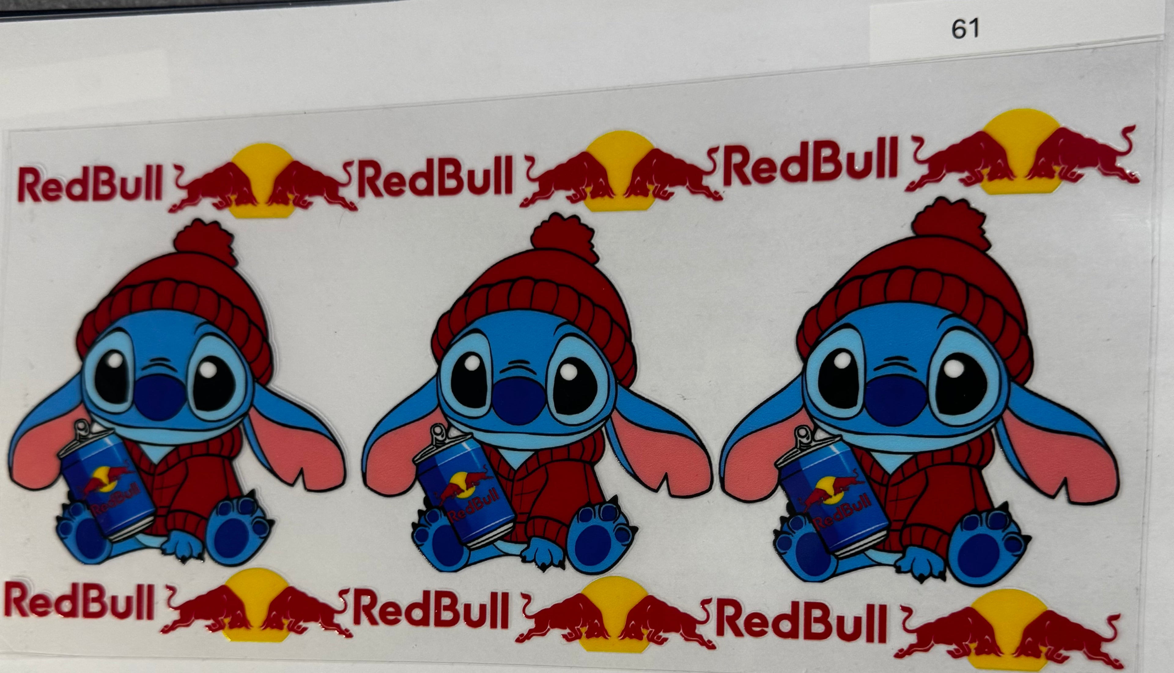 #61 Stitch Red Bull