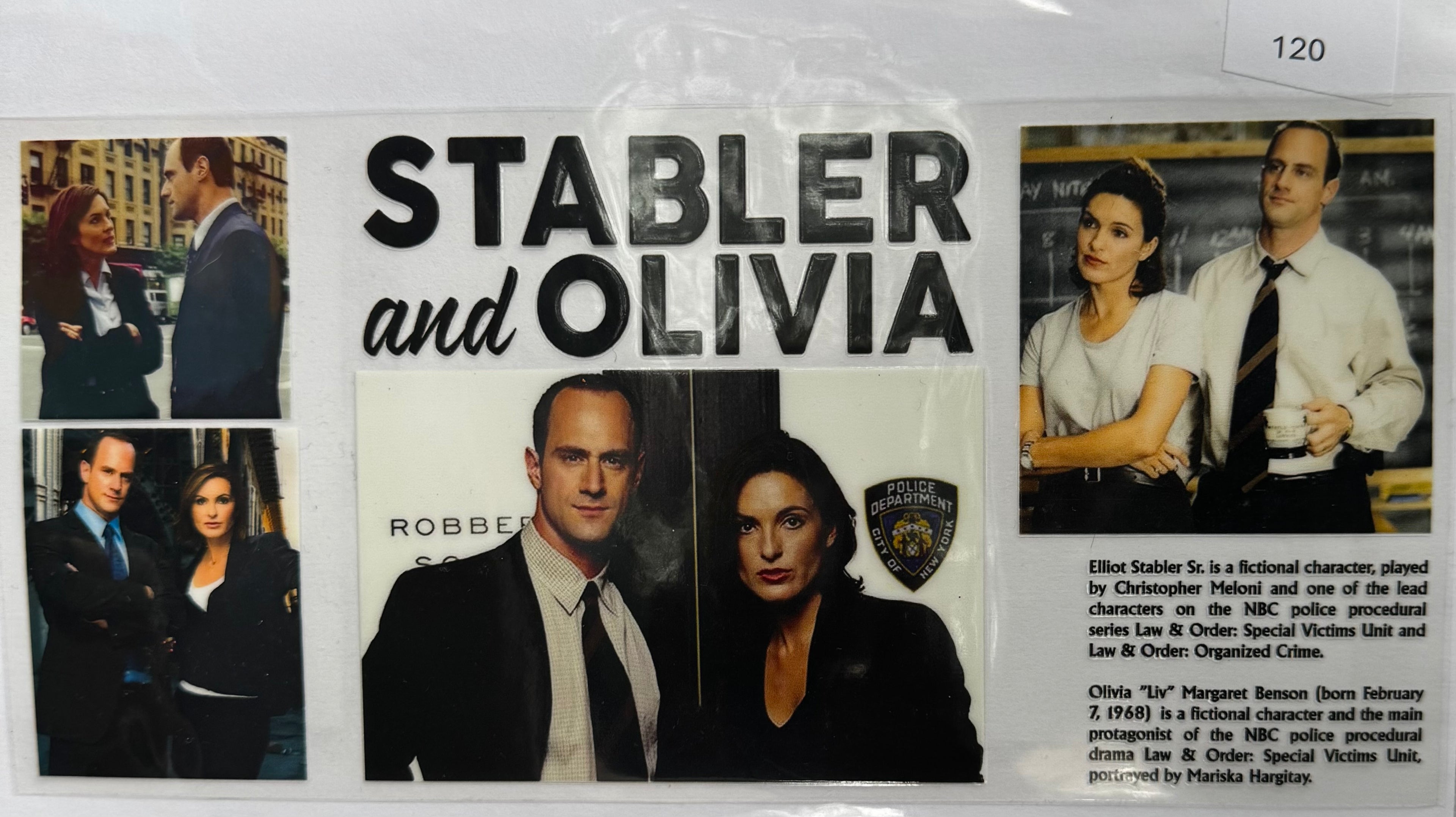 #120 Law and Order Stabler and Olivia