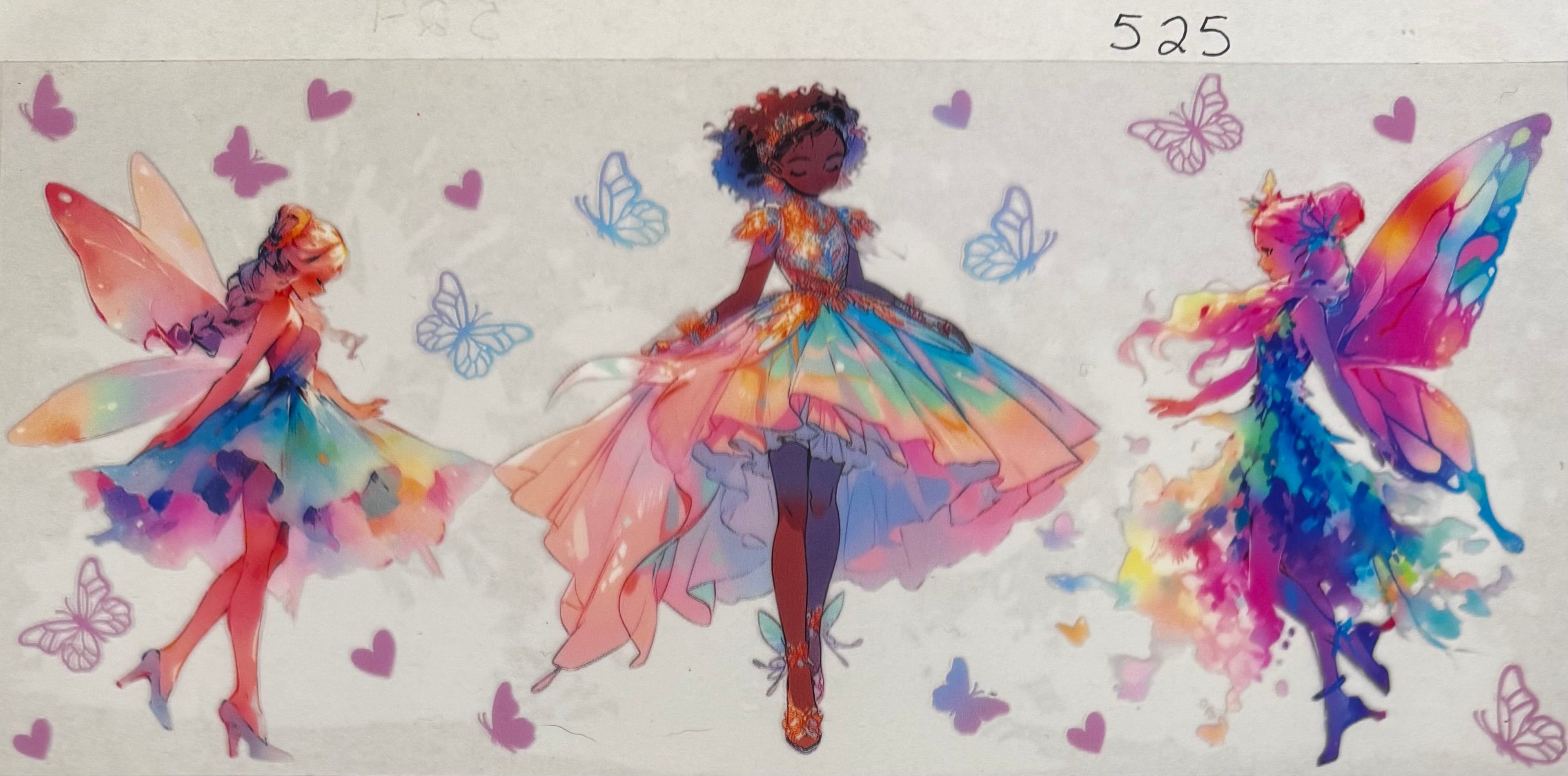 #525 Ballerina & Butterflies