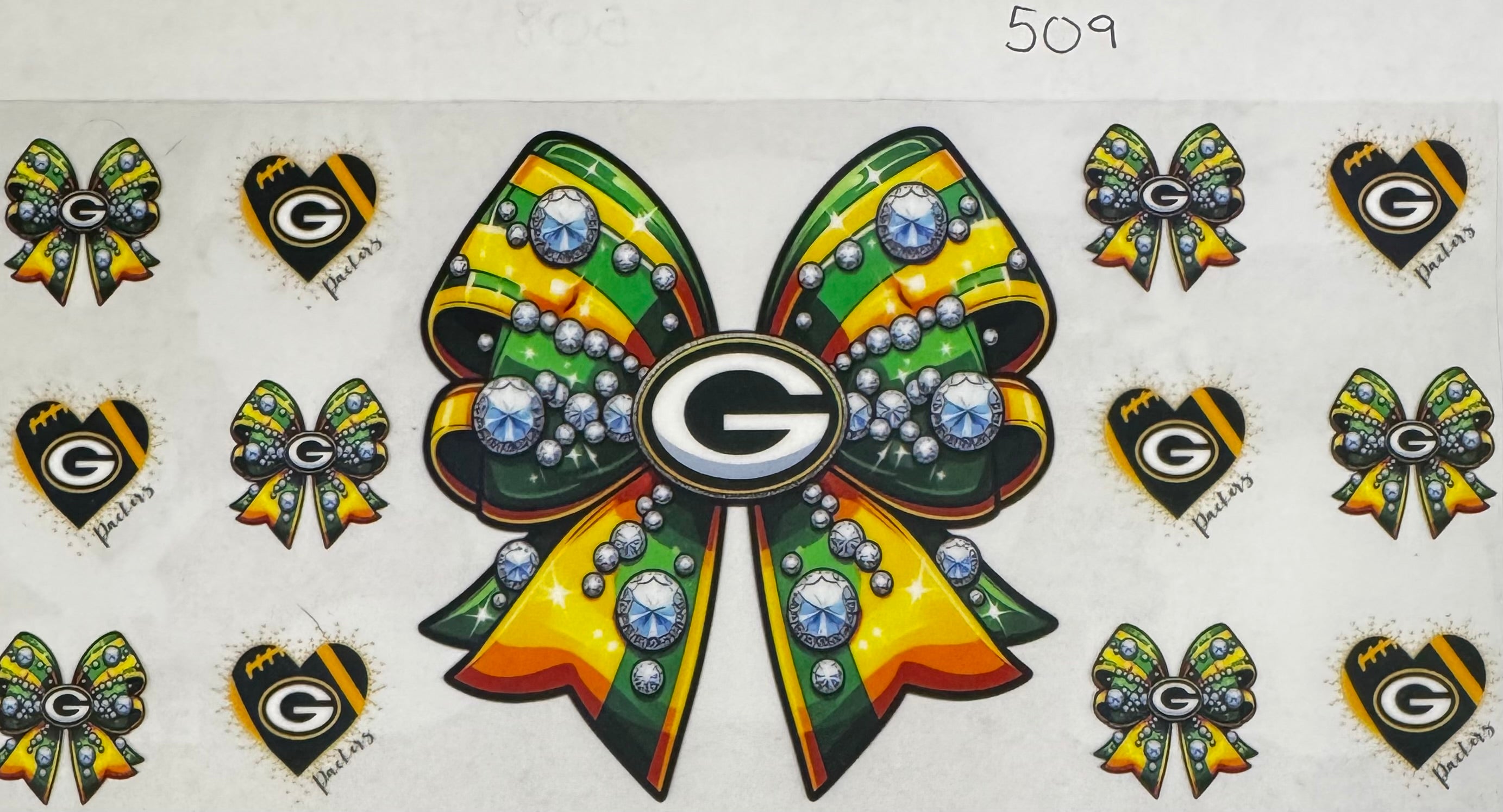 #509 Green Bay Packers Bows