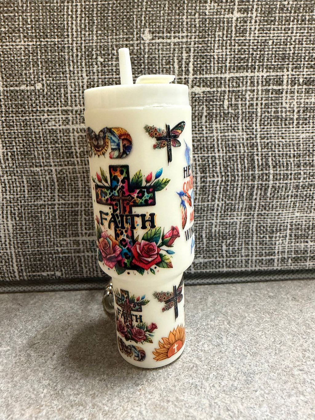 Faith keychain tumbler