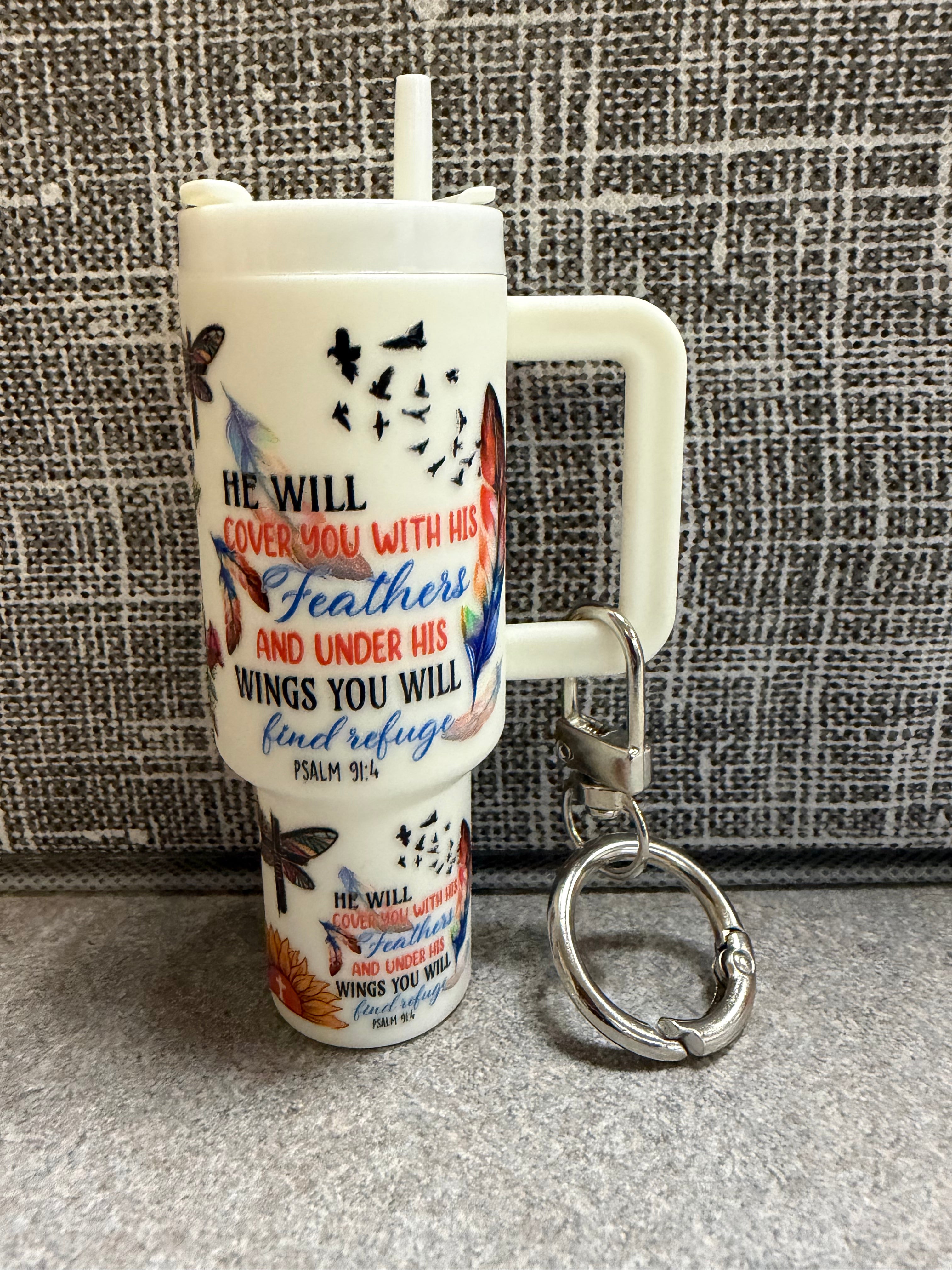 Faith keychain tumbler