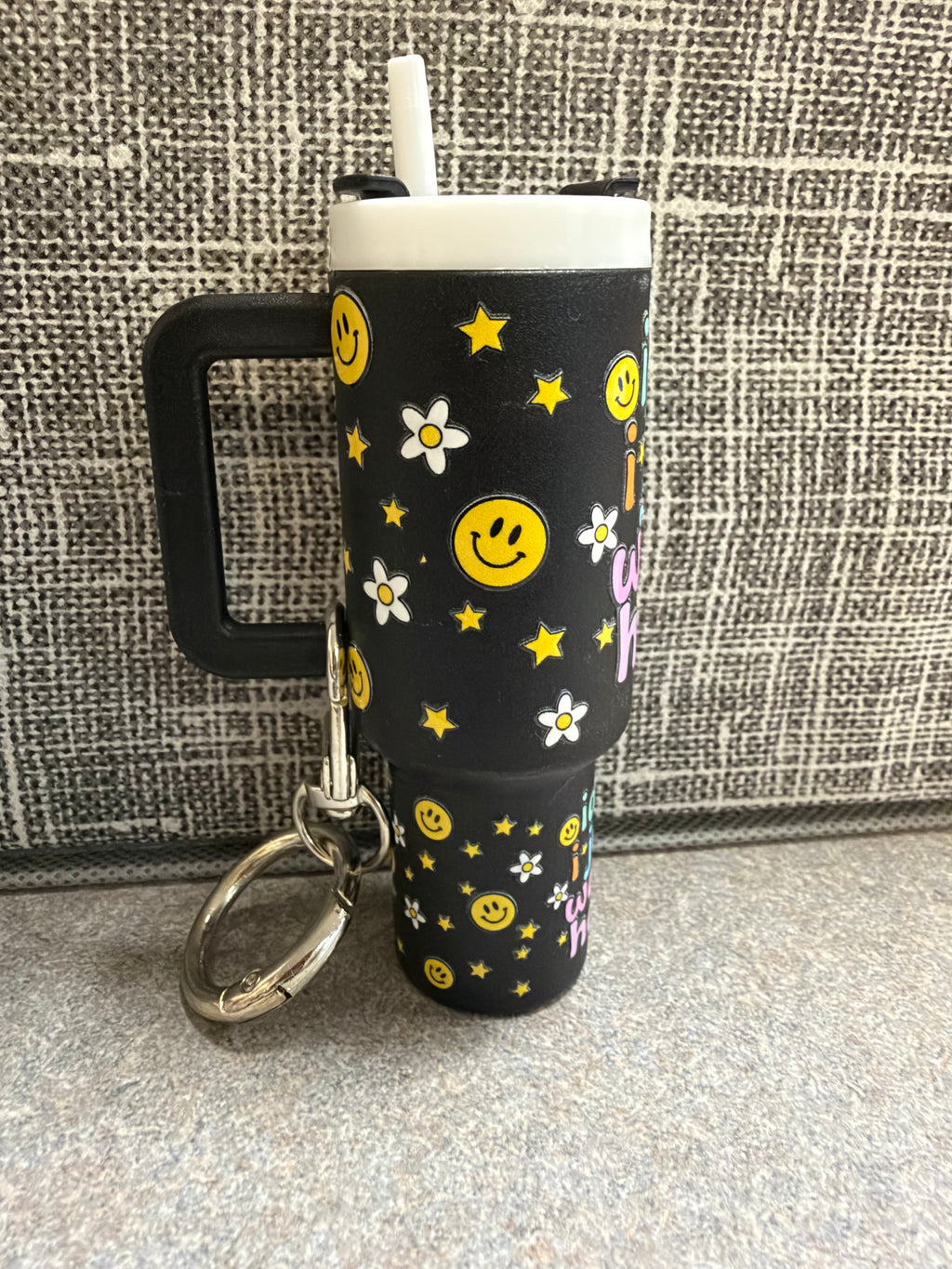 IDK I just work here keychain tumbler