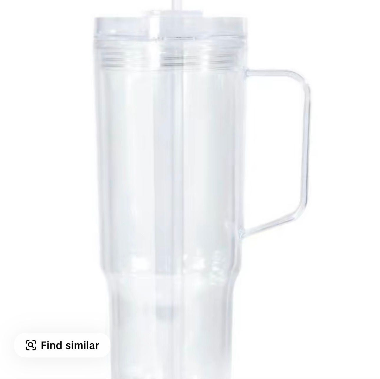 30oz Acrylic Tumbler with Handle